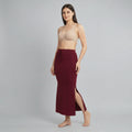 Premium Women’s Saree Petticoat Mermaid Fit Shapewear with Drawstring (Maroon)